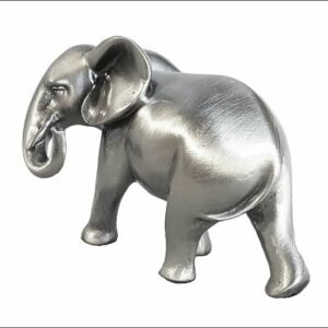 PEWTER ELEPHANT – TRUNK DOWN