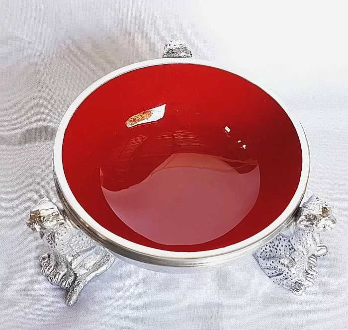 CHEETAH ROUND BOWL - RED - Image 2