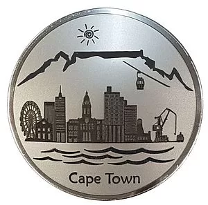 Engraved Cape Town City Skyline