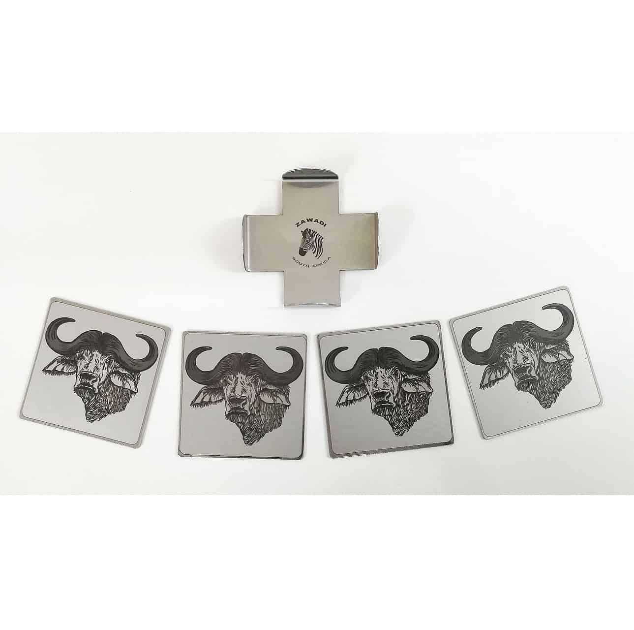 Coaster Set of 4 - Buffalo