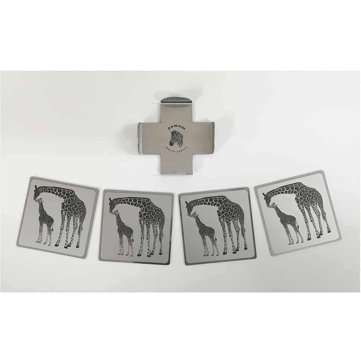 Coaster Set of 4 - Giraffe