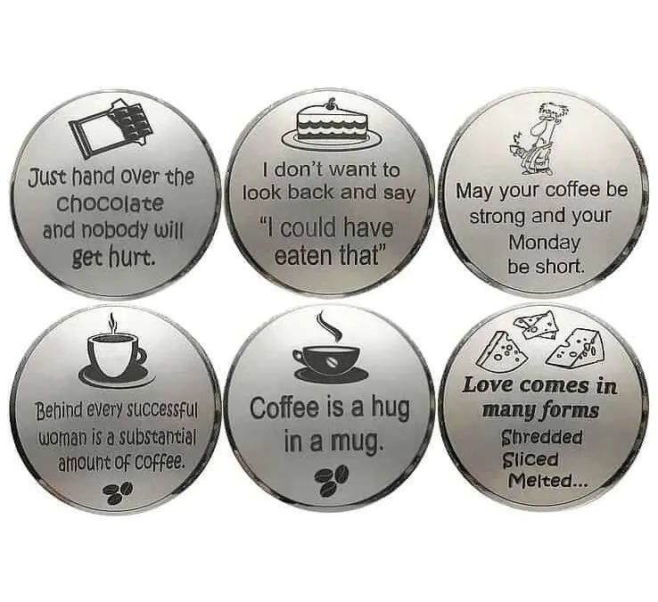 Coffee & cake fridge magnet Set