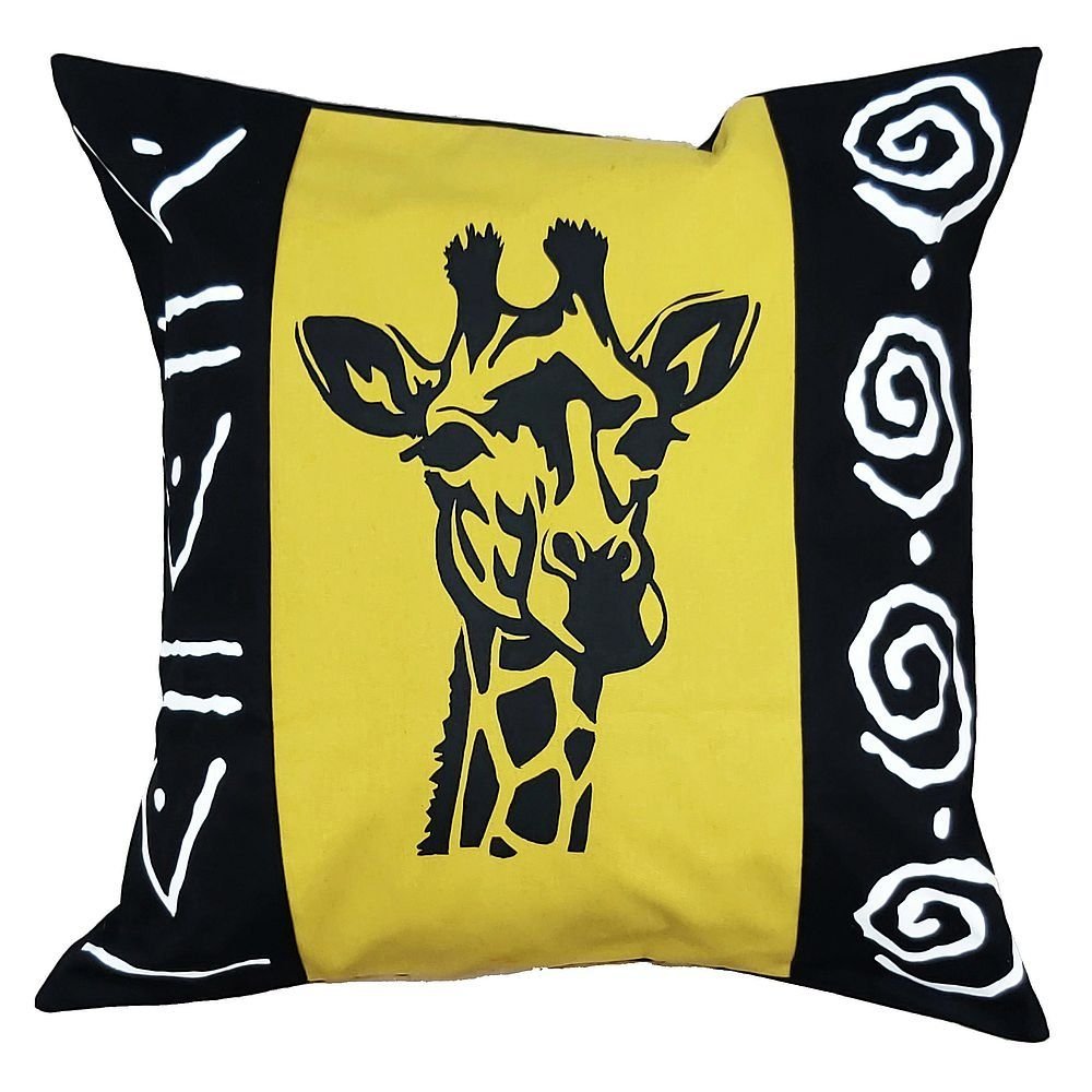 Cushion cover - Giraffe yellow