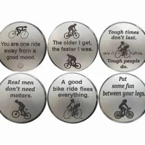 Cycling fridge magnet Set