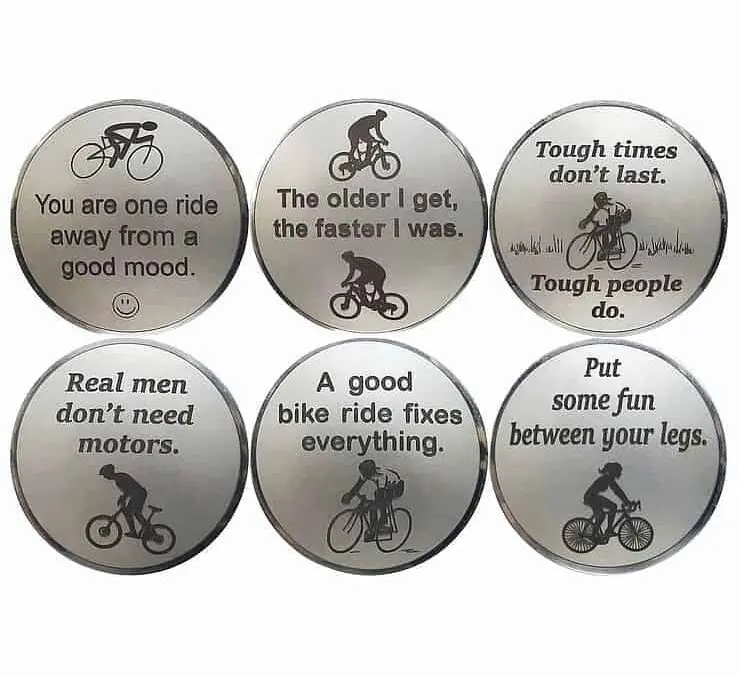Cycling fridge magnet Set