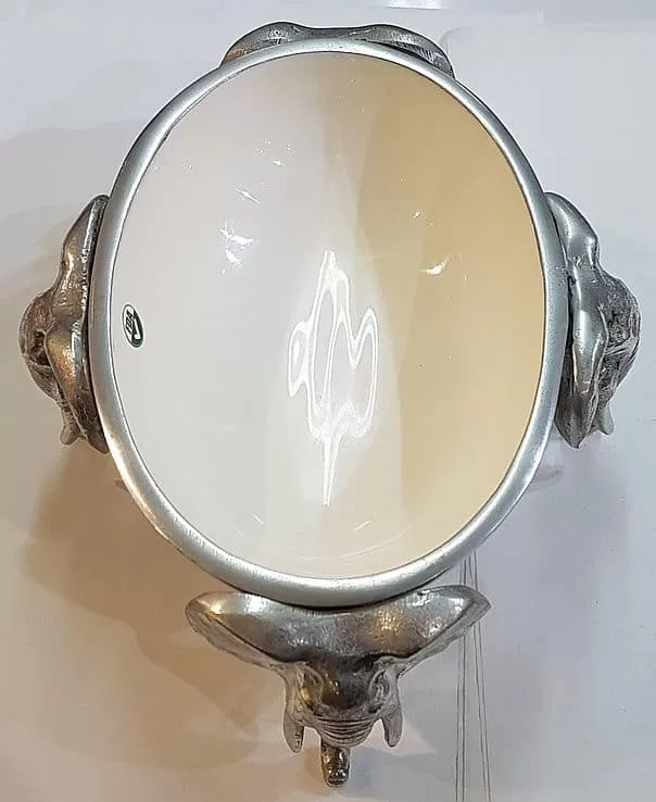 Elephant oval bowl - white - Image 2