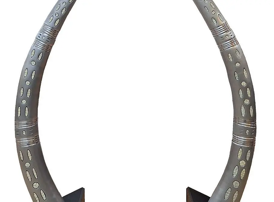 Elephant tusk pair - medium