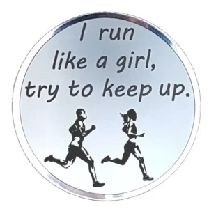 Fridge magnet - running 1