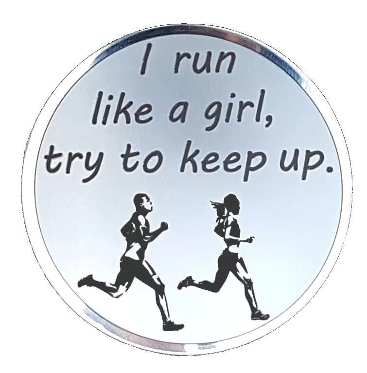 Fridge magnet - running 1