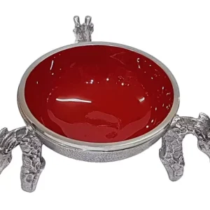 GIRAFFE ROUND BOWL - RED