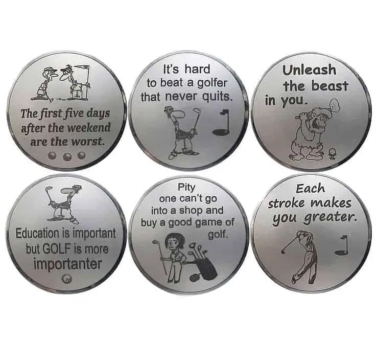 Golf fridge magnet Set