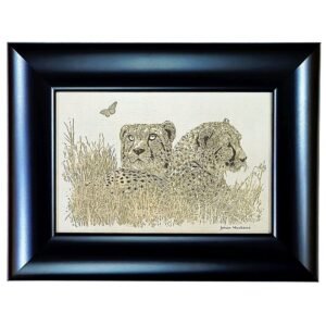 Johan Hoekstra engraved Cheetahs 1