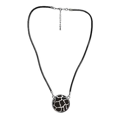 Kauchuk necklace - Giraffe