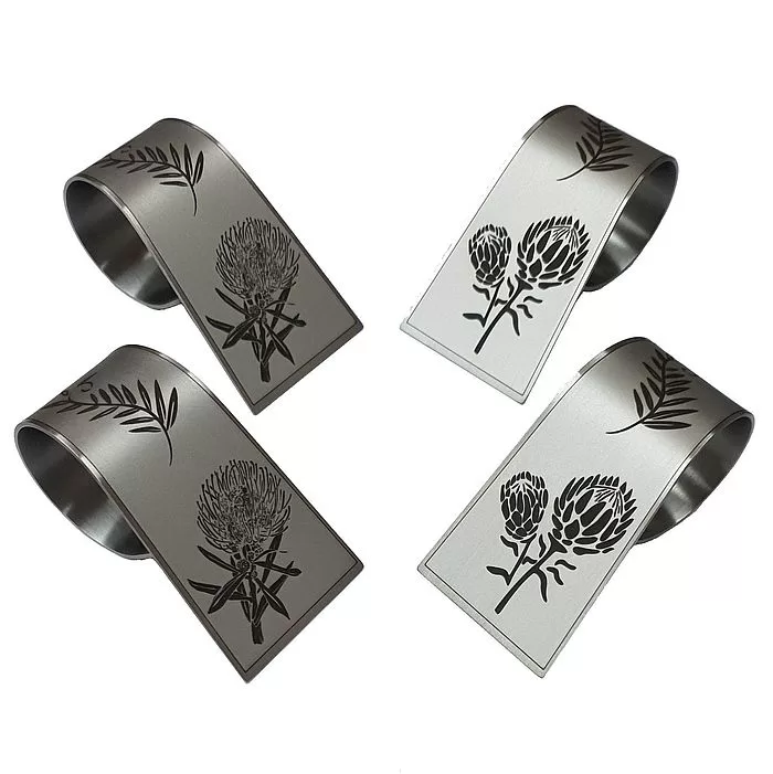 Napkin rings - proteas