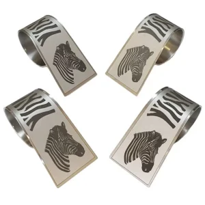 Napkin rings - zebra
