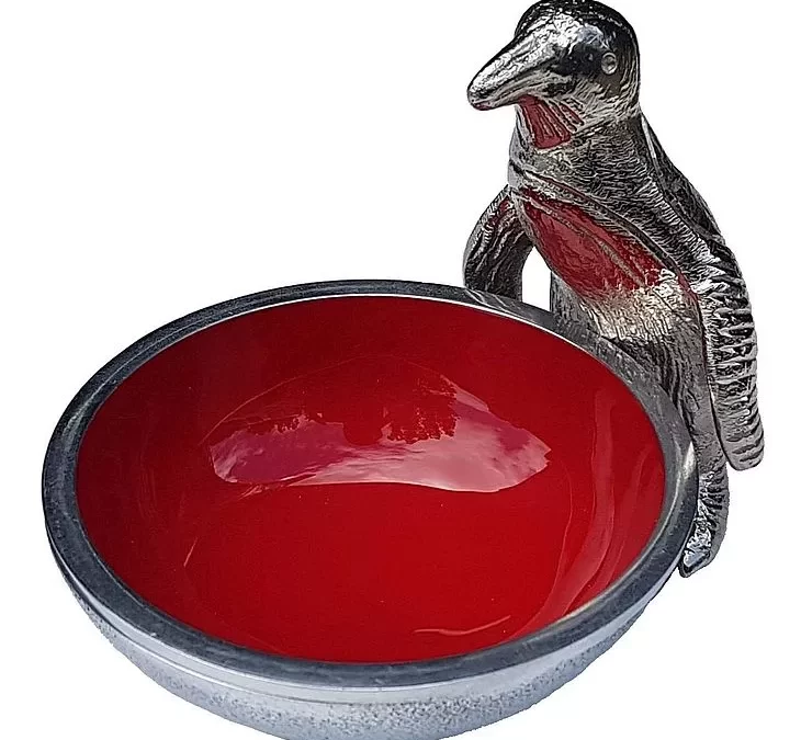 Penguin bowl red