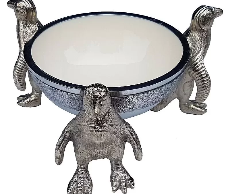 Penguin large bowl white