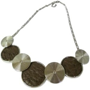 Ostrich necklace - Kango Tabac